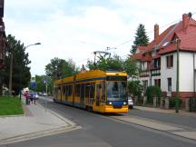 Ausstiegshaltestelle Endstelle Markkleeberg West