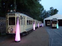 Museum Bahnhof Mooskamp, anläßlich der Extraschicht künstlerisch beleuchtet