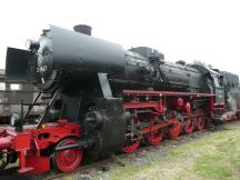 Güterzugdampflok 52 4867 (Bj 1943), heute Historische Eisenbahn Frankfurt