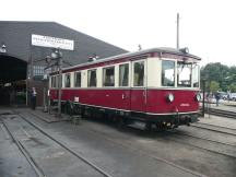 Triebwagen T 42 (Bj 1939) ex Franzburger Kreisbahnen in Bruchhausen-Vilsen