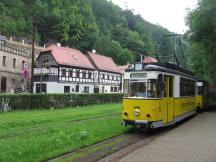 Einfahrt Endstelle Bad Schandau Kurpark