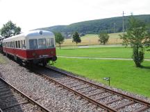 Steuerwagen im Bf Blumberg-Zollhaus