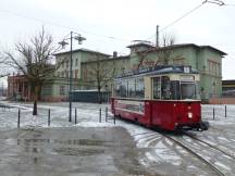 Abfahrt von der Endstelle Hbf