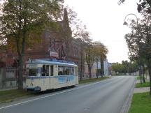 auf der Jägerstr vor der Stadtbibliothek Naumburg