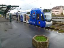 Endstelle Sarreguemines am Bahnhof der SNCF