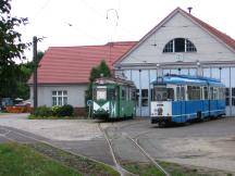 ex Heidelberger im Depot der Schöneicher-Rüdersdorfer Straßenbahn