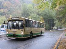 Daimler-Benz O 305 Nr.1209 (ex VER 183, Bj 1985) am Brückenpark Müngsten