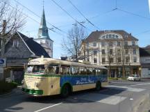 auf der Friedrich-Ebert-Str in Wald, Fahrtrichtung Stadtmitte