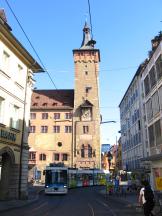 Würzburger Rathaus, Fahrtrichtung Heuchelhof