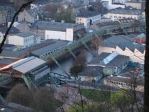 Aussicht vom Kiesberg auf die Station Pestalozzistr