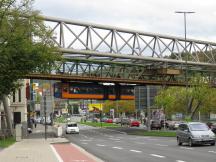 Elberfeld: Brücke über die Bundesallee unweit der Station Kluse