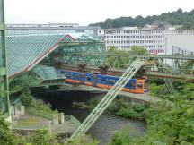 Ausfahrt aus der Station Kluse Richtung Oberbarmen - Aussicht vom Döppersberg