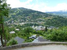 Ausblick auf Saint Gervais mit der Église Saint Gervais et Saint Protais