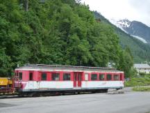 Triebwagen Baureihe Z600 (Bj 1958) am Bf Chamonix-Mont-Blanc