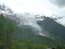 Ausblick auf den Glacier des Bossons