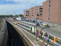 Regionalzug der Region Elsass am Bf Basel SNCF