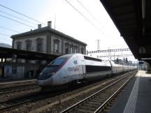 TGV Lyria in Liestal (Schweiz)