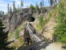 Trestle #10, im Hintergrund der südliche Tunnel