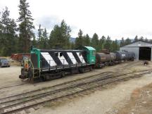 Diesellok #803 (Bj 1956, ex Southern Pacific 1050) in Prairie Valley