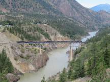 Brücke über den Fraser River bei Lillooet, BC