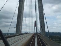 auf der Sky Bridge über den Fraser River