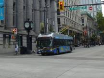 O-Bus auf der Granville St Ecke Hastings St