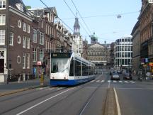 Raadhuisstraat Ecke Herengracht, im Hintergrund der Koninklijk Paleis