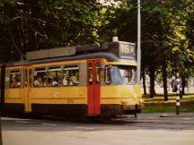 Gelenkwagen (Baujahr 1959) im Design der 1970er Jahre