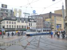 Kleine-Gartmanplantsoen Ecke Leidseplein, Fahrtrichtung Station Sloterdijk