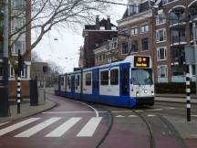 Weteringschans Ecke Nieuwe Vijzelstraat (H Vijzelgracht), Fahrtrichtung Diemen Sniep