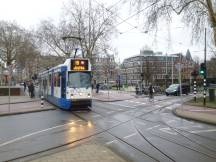 Weteringschans Ecke Nieuwe Vijzelstraat (H Vijzelgracht), Fahrtrichtung Diemen Sniep