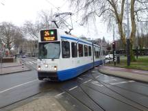 Nieuwe Vijzelstraat Ecke Weteringschans, Fahrtrichtung Stadtmitte