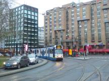 Stadhouderskade Ecke Leidseplein, Fahrtrichtung Stadtmitte