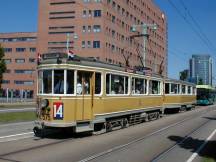 Tw 575 + Bw 1578 (Kopenhagen aus Straßenbahn­museum Skjoldenaesholm) 