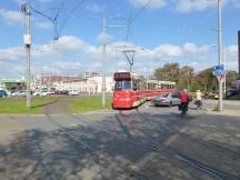 Doornstraat Ecke Statenlaan, links Verbindungsgleis zur Linie 11