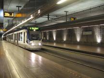 Metro Station Spui, Fahrtrichtung De Uithof