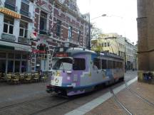 Partytram auf dem Dagelijkse Groenmarkt