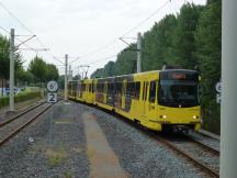 Einfahrt in die Wendeanlage IJsselstein-Zuid