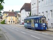 Duewag Tw 10 (Bj 1952) an der H Bezirkshauptmannschaft