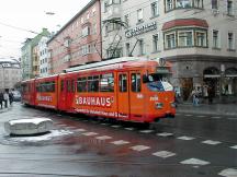 Marktgraben Ecke Maria-Theresien-Str, Fahrtrichtung Mühlauer Brücke