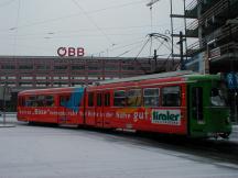 auf dem Südtiroler Platz vor dem Hbf