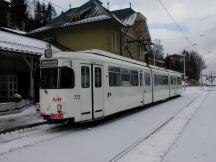 Endstelle Fulpmes im Schnee