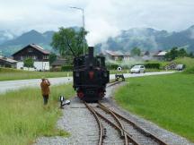 Umsetzen im Endbahnhof Schwarzenberg