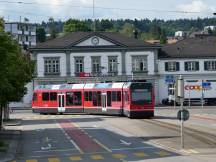 vor dem SBB Bahnhof in Solothurn