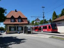 Bf Wiedlisbach, am Depot noch die alte Eigentumsbezeichnung SNB