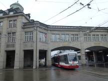 Torbogen des Nebenbahnhof der Appenzeller Bahnen in St.Gallen
