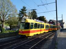 Bahnhofstr in Oberwil, Fahrtrichtung Ettingen