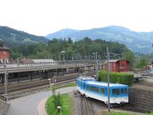 Verbindungsgleis von der Rigi-Bahn zur SBB am Bf Arth-Goldau