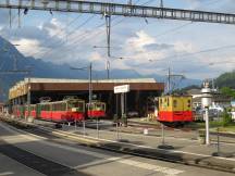 bergseitige Seite der Lok ohne große Fenster