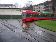 Endstelle Weissenbühl vor dem Tram-Museum